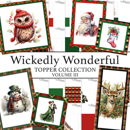 The Crafty Witches - Wickedly Wonderful Toppers Vol III Digital Kit