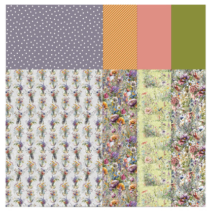The Crafty Witches - Letters from the Past, Floral Romance & Wildflower Walk Download Kits