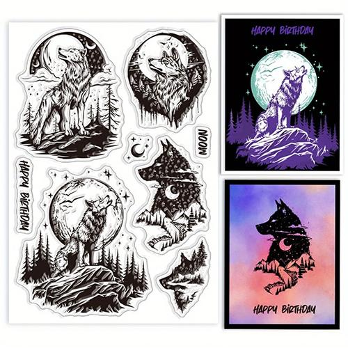 Emlems - Wolves Clear Stamps