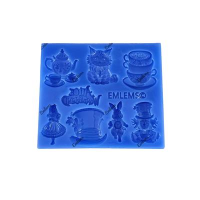Emlems - Alice In Wonderland Multi Character Silicone Mould